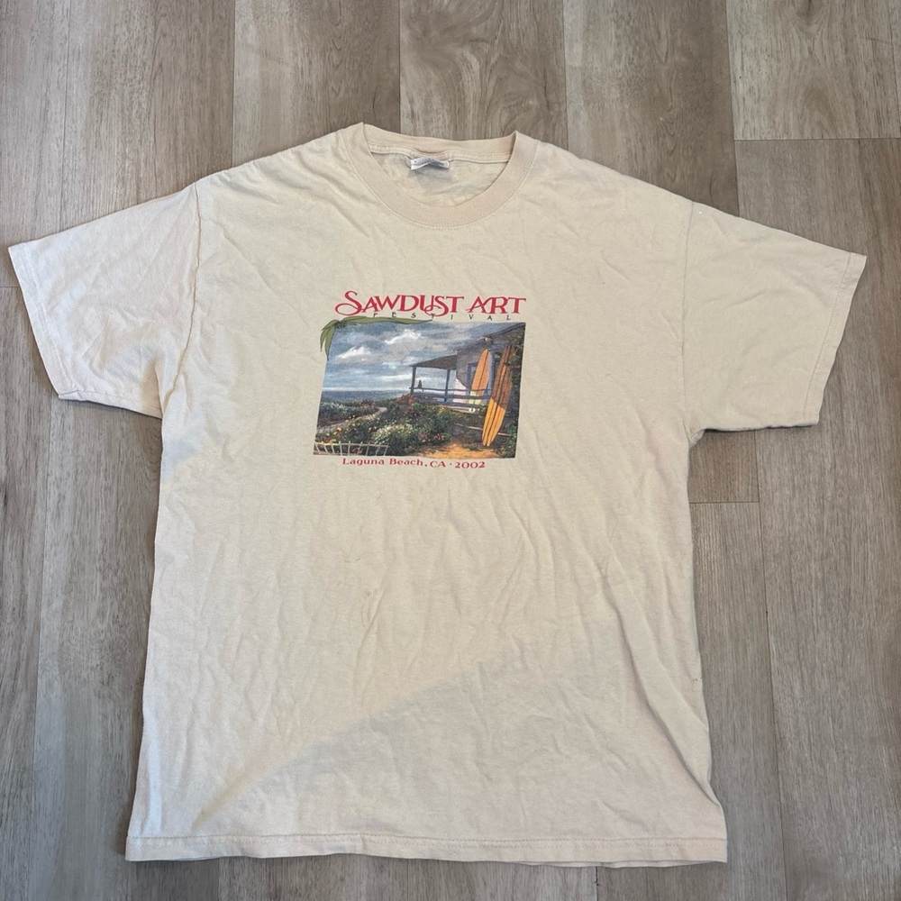 Vintage Men’s Sawdust Art Festival 2002 T-Shirt Size Large